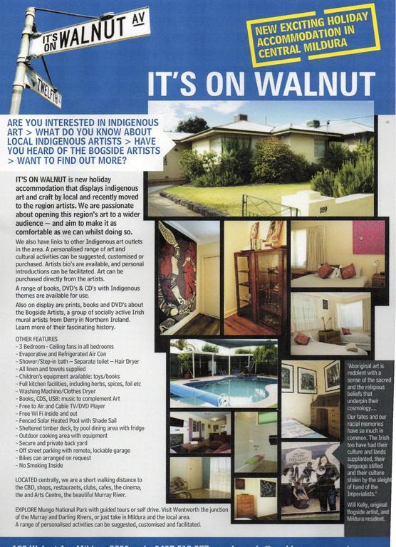 It'S On Walnut Villa Mildura Habitación foto